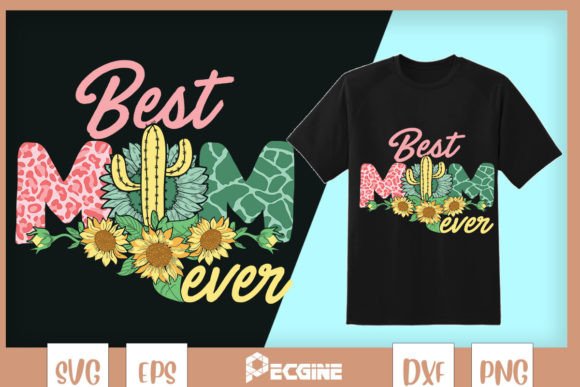 Best Mom Ever Western Sunflower Design Review