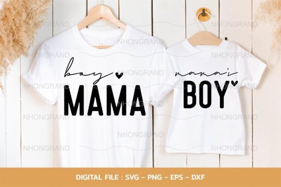 Boy Mama and Mama's Boy Matching Shirt Review