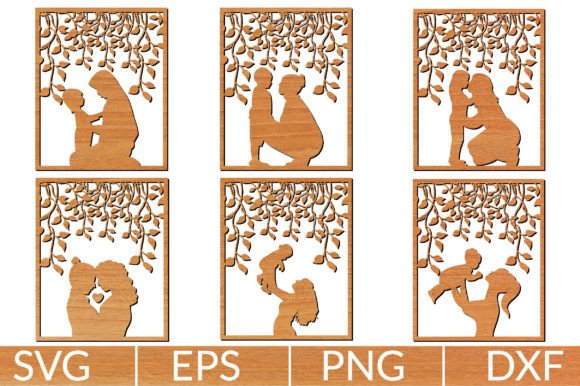 Mom and Daughter Wall Art Laser Cut Svg Review