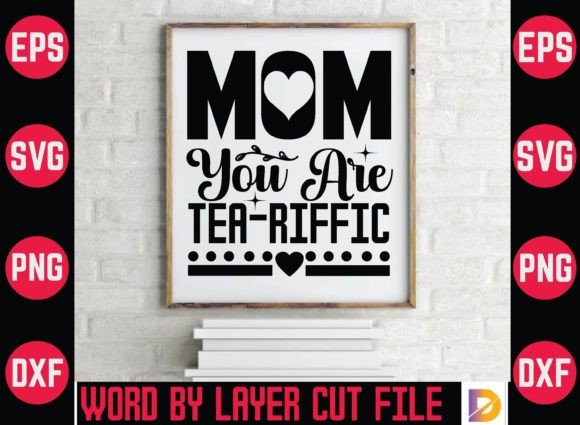 Mom You Are Tea - Riffic: An Embroidery Review